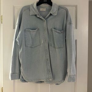 Z Supply ALL DAY KNIT DENIM JACKET